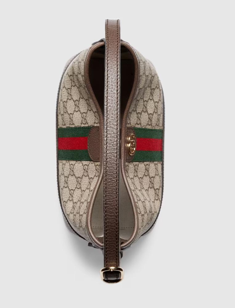 【送料&関税込】Gucci Ophidia Shoulder Bag Ophidia mini shoulder bag in beige and brown GG fabric