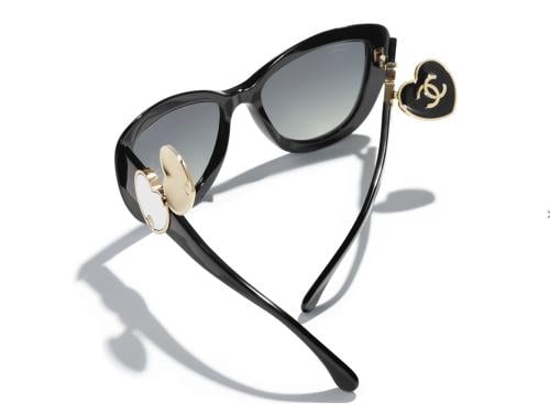 Chanel Green Butterfly Frame Sunglasses - TEBOUGIE