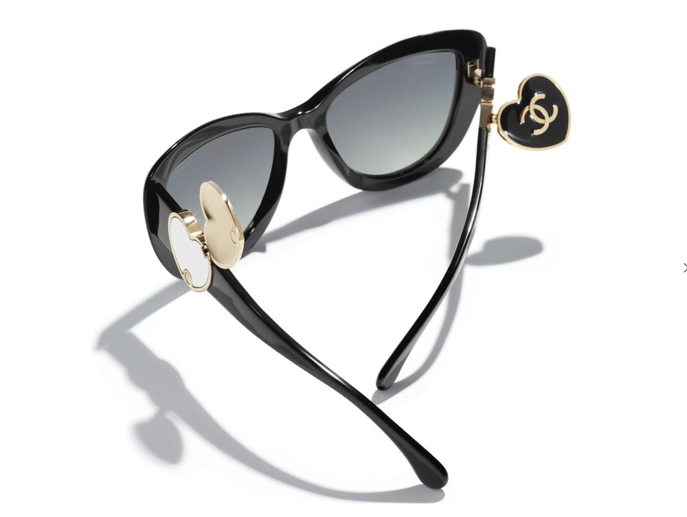 Chanel Green Butterfly Frame Sunglasses - TEBOUGIE