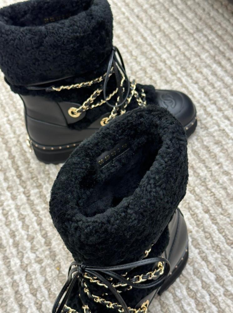 2024 Chanel Short Boots Black Leather - TEBOUGIE 2024 Chanel Short Boots Black Leather - TEBOUGIE