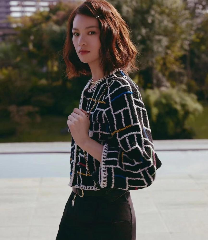 2025 Chanel Jacket Color Block Embroidered Tweed Jacket