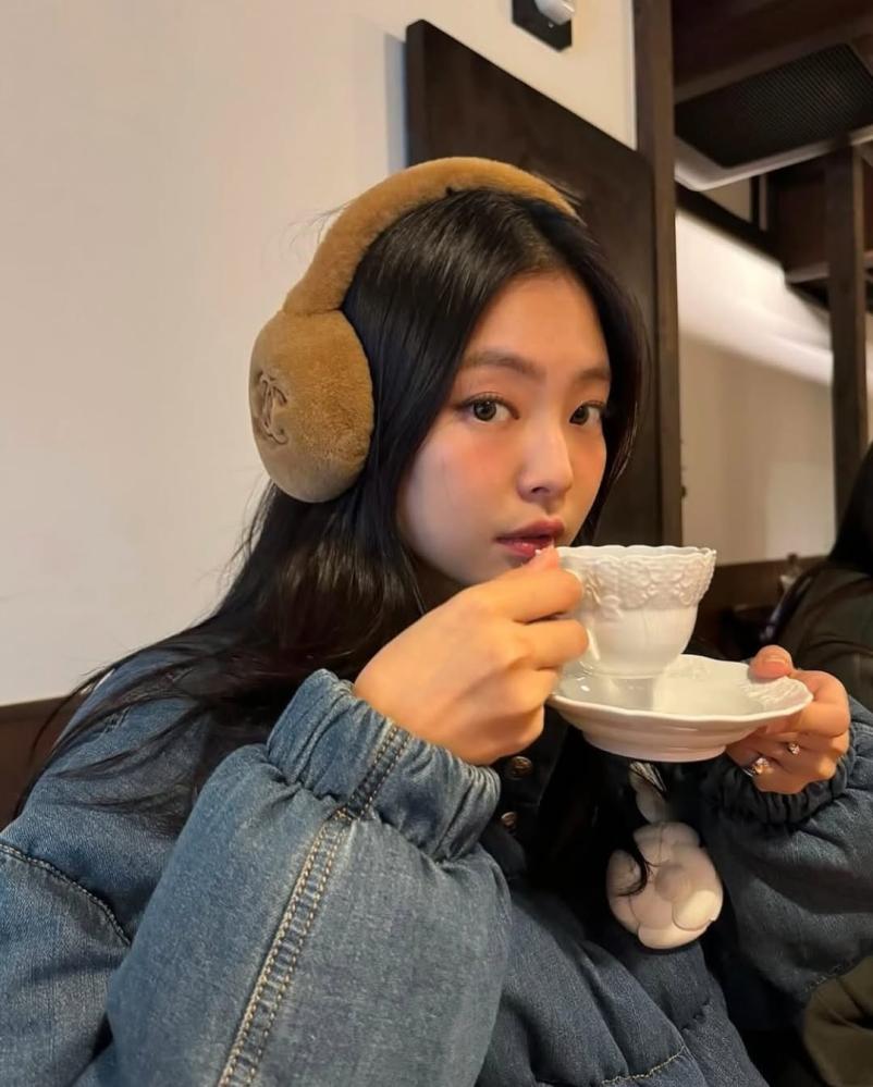 2024 Chanel Coco Neige Beige Earmuffs - TEBOUGIE