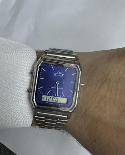 CASIO watch blue
