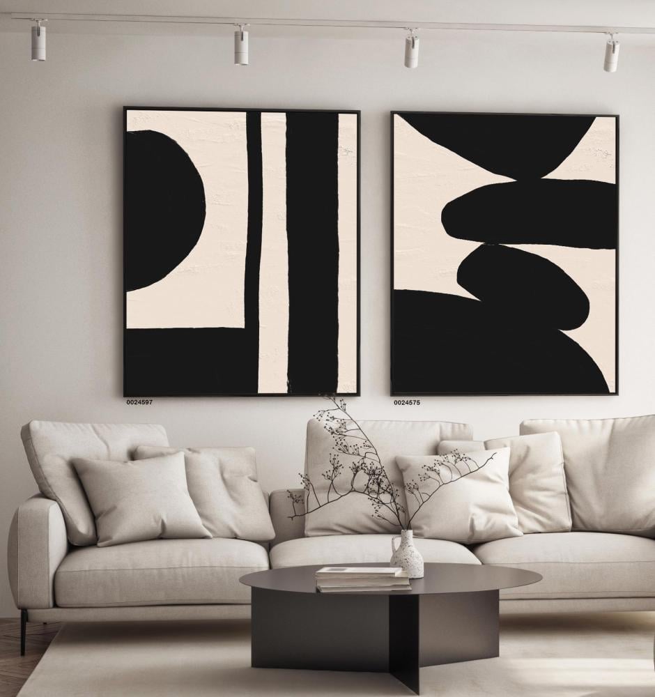 طقم مكون من لوحتين مودرن