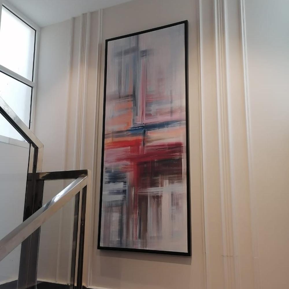 لوحة كانفس فن تجريدي