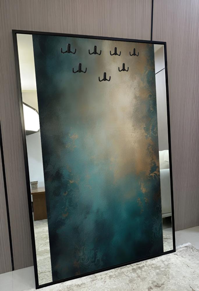 لوحة فنية مع مرايا وعلاقات