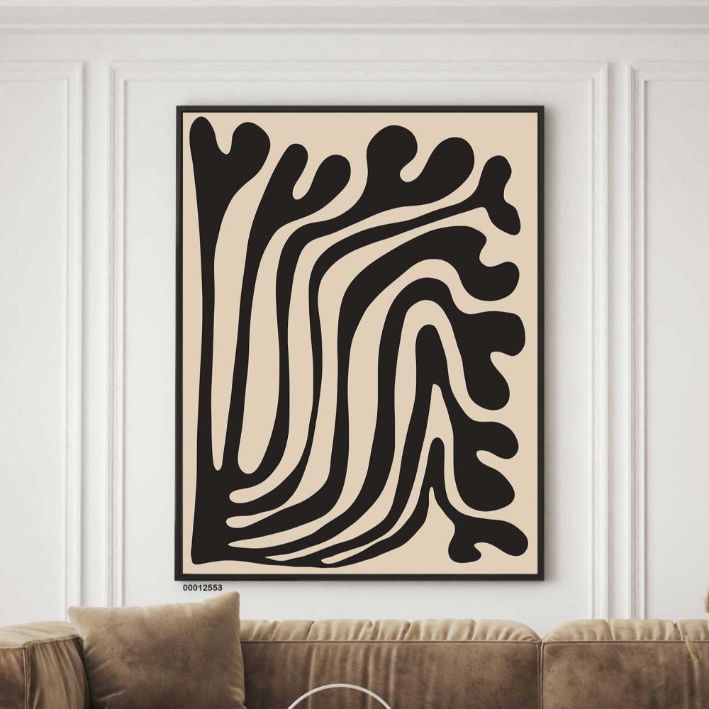 لوحة جدارية فنية مودرن ، قماش كانفس