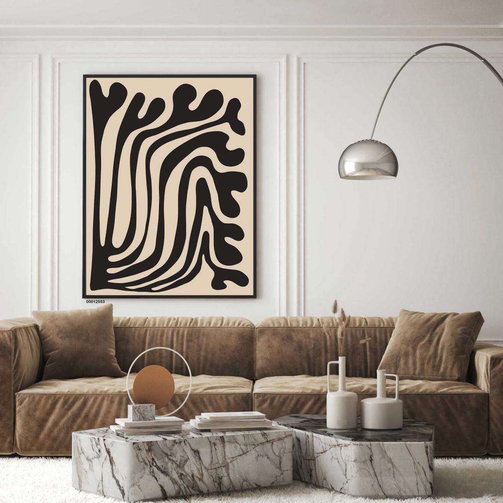 لوحة جدارية فنية مودرن ، قماش كانفس