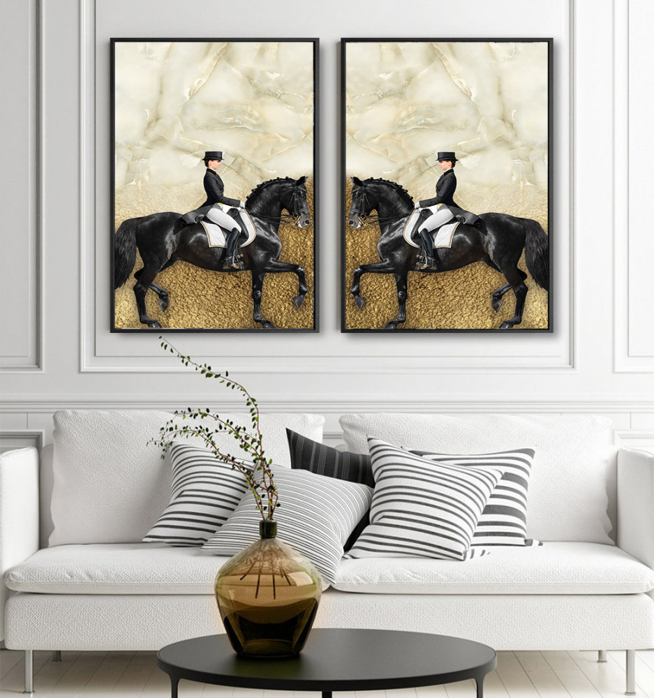 طقم مكون من عدد لوحتين مودرن