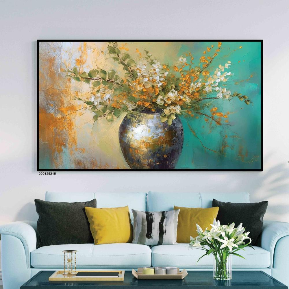 لوحة جدارية فنية تجريدية