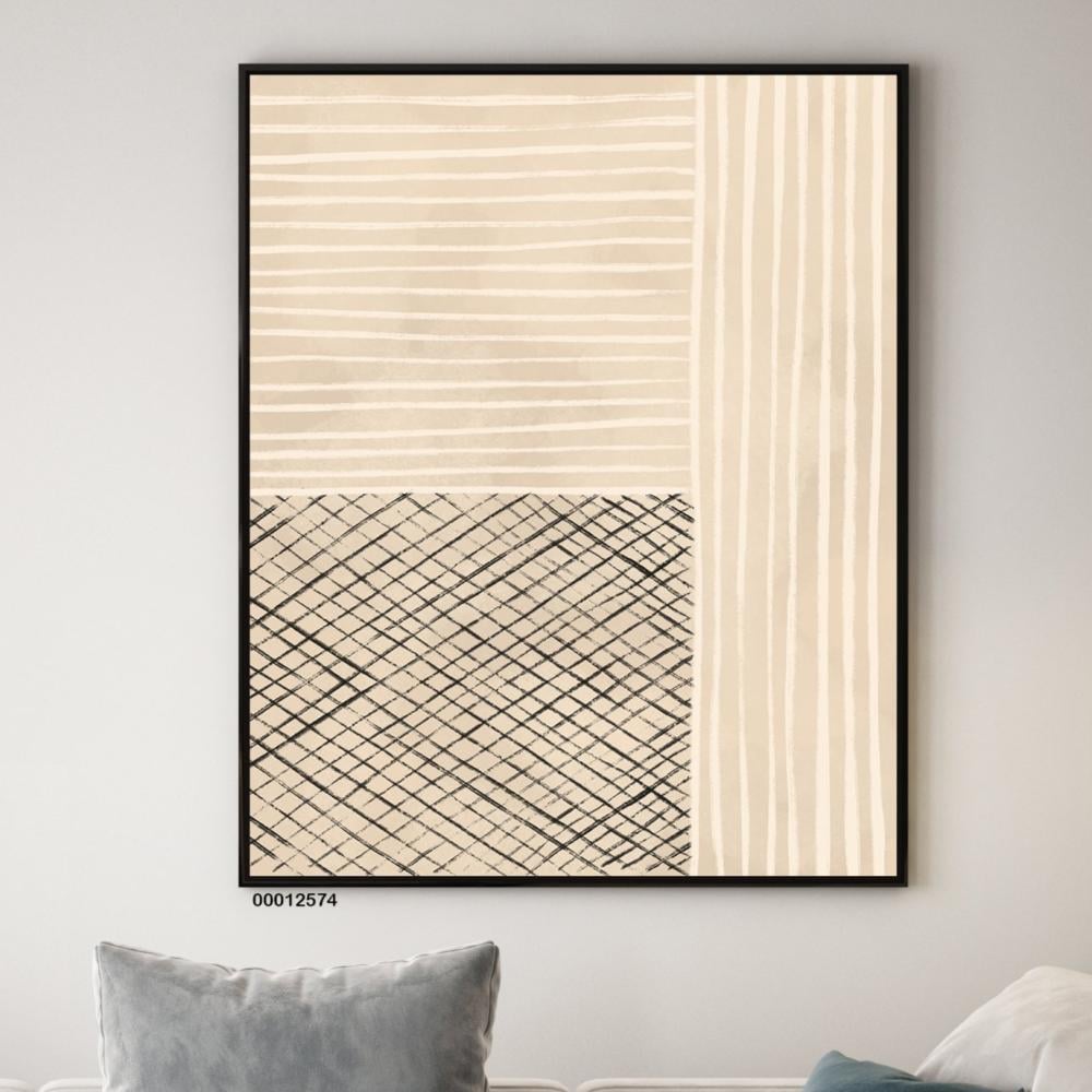 لوحة جدارية فنية تجريدي مودرن