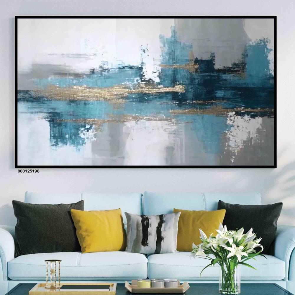 لوحة جداريه فنية تجريدي مودرن قماش كانفس بافضل الاسعار  افكار مودرين