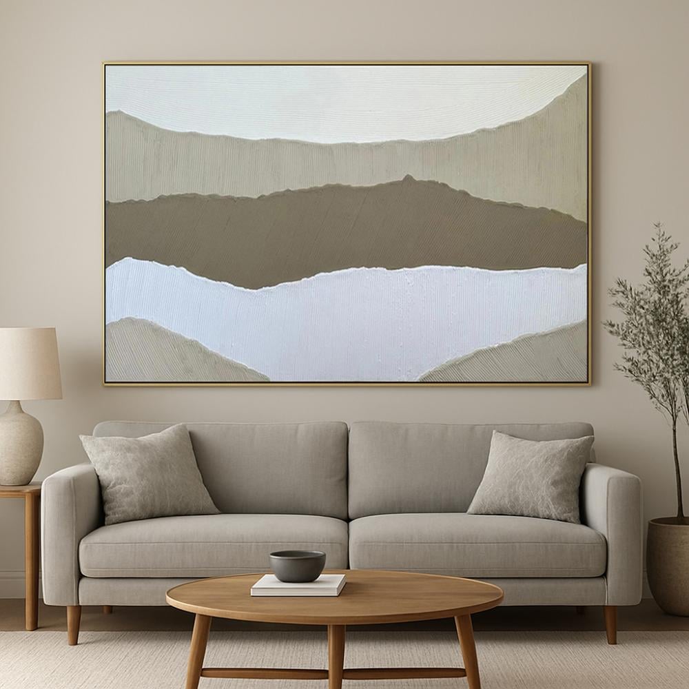 لوحة جدارية جبسية - نقوش جبلية