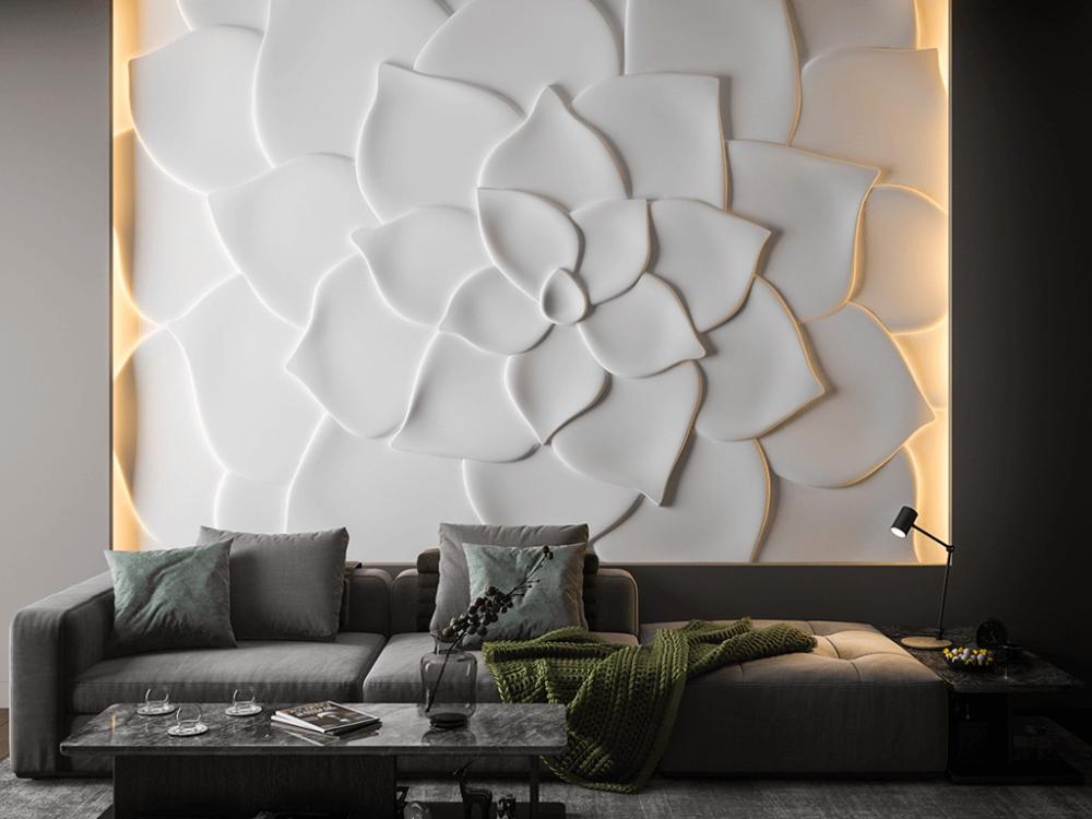 ديكور حائط بارز 3D بتصميم راقي