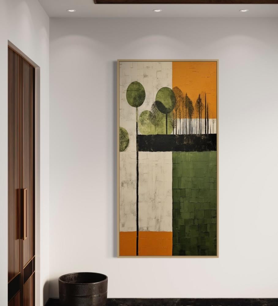 لوحة جدارية فنية مودرن ،  قماش كانفس -