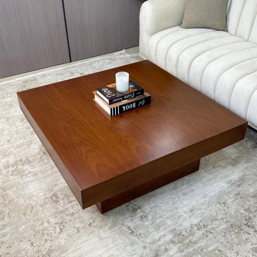 طاولة وسط خشبية بتصميم عصري وفاخر