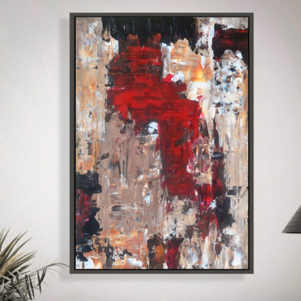 لوحه فنية تجريدي مميزة بدرجات الوان متعددة واسعار منافسة - افكار مودرن