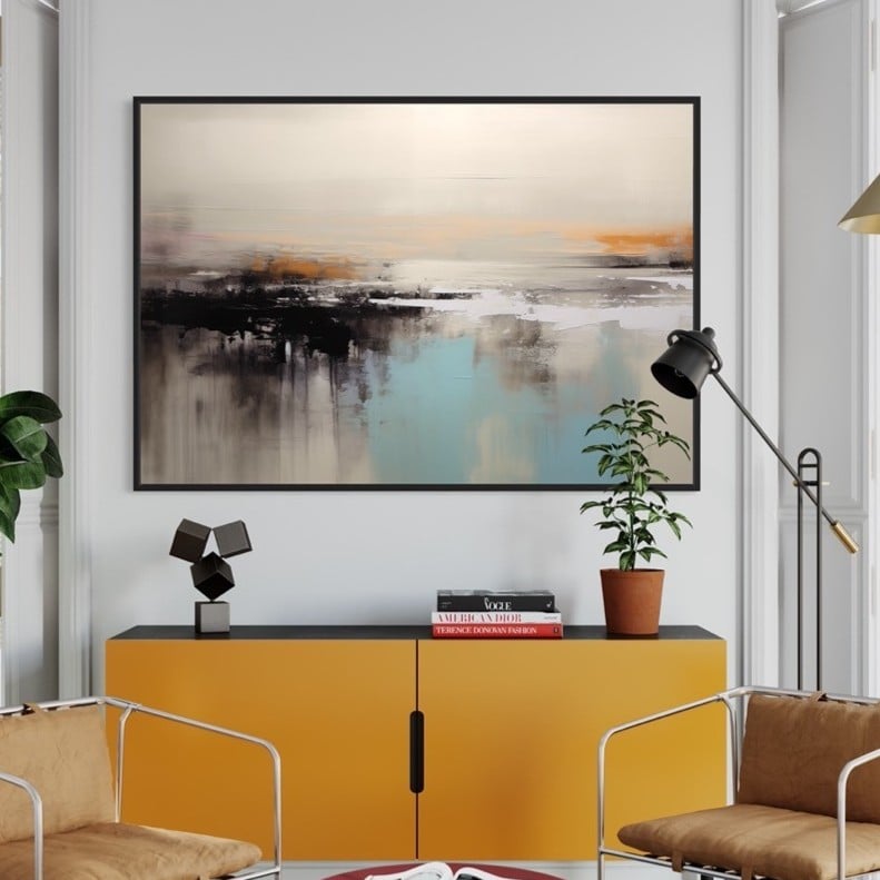 لوحة كانفس فن تجريدي