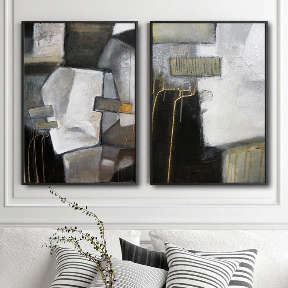 طقم مكون من عدد لوحتين مودرن