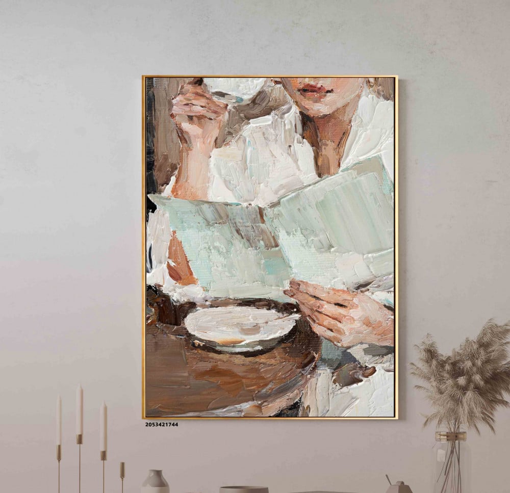 لوحه فنية تجريدي مميزة بدرجات الوان متعددة واسعار منافسة - افكار مودرن