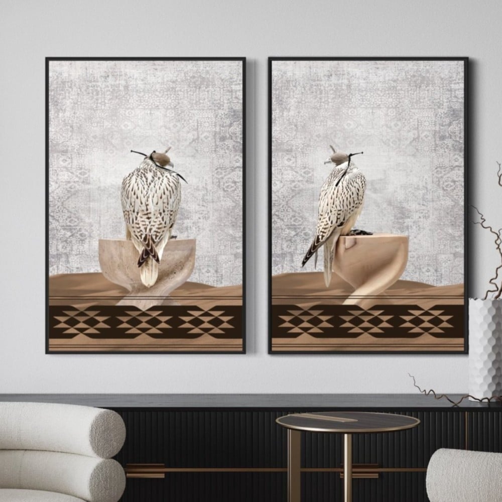 لوحة جذارية فنية صقر - بدقة عالية بافضل الاسعار النافسة افكار مودرن