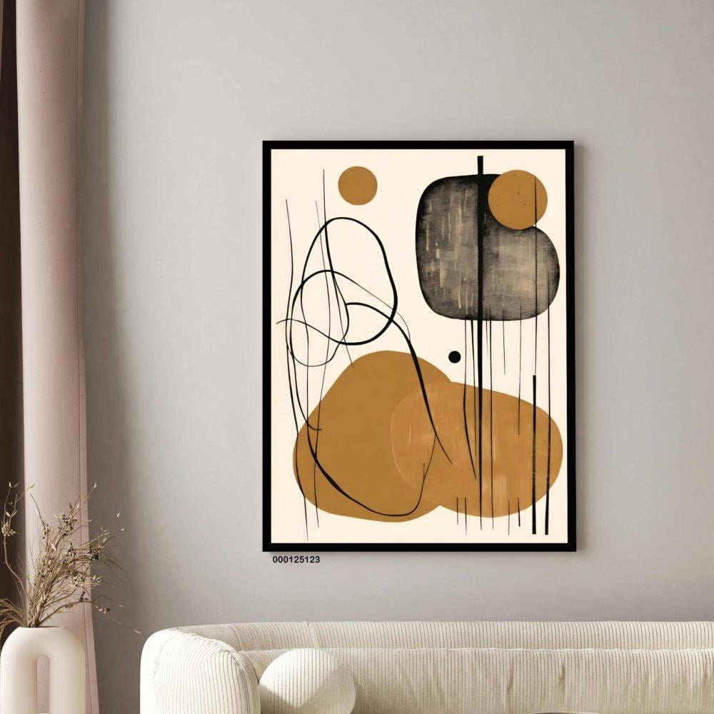 لوحة جدارية فنية مودرن ، قماش كانفس