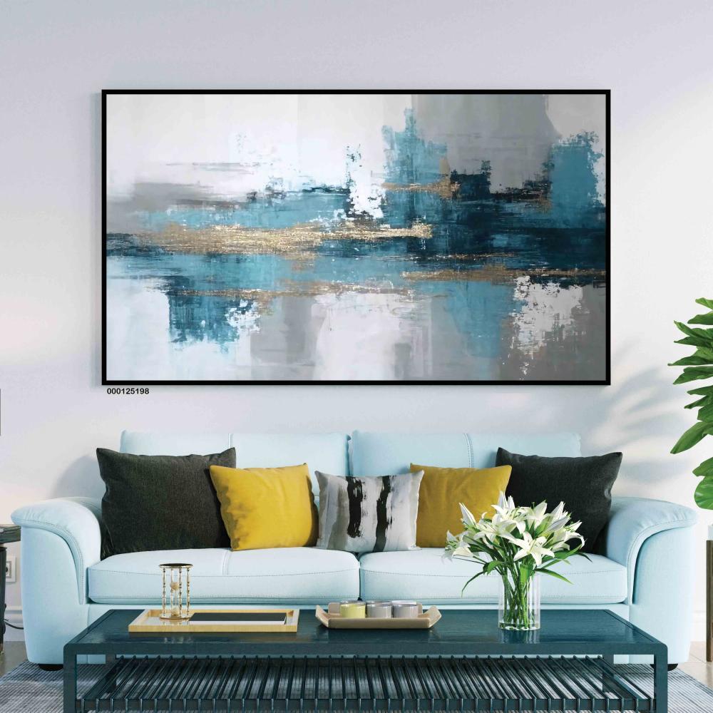 لوحة جدارية فنية تجريدية