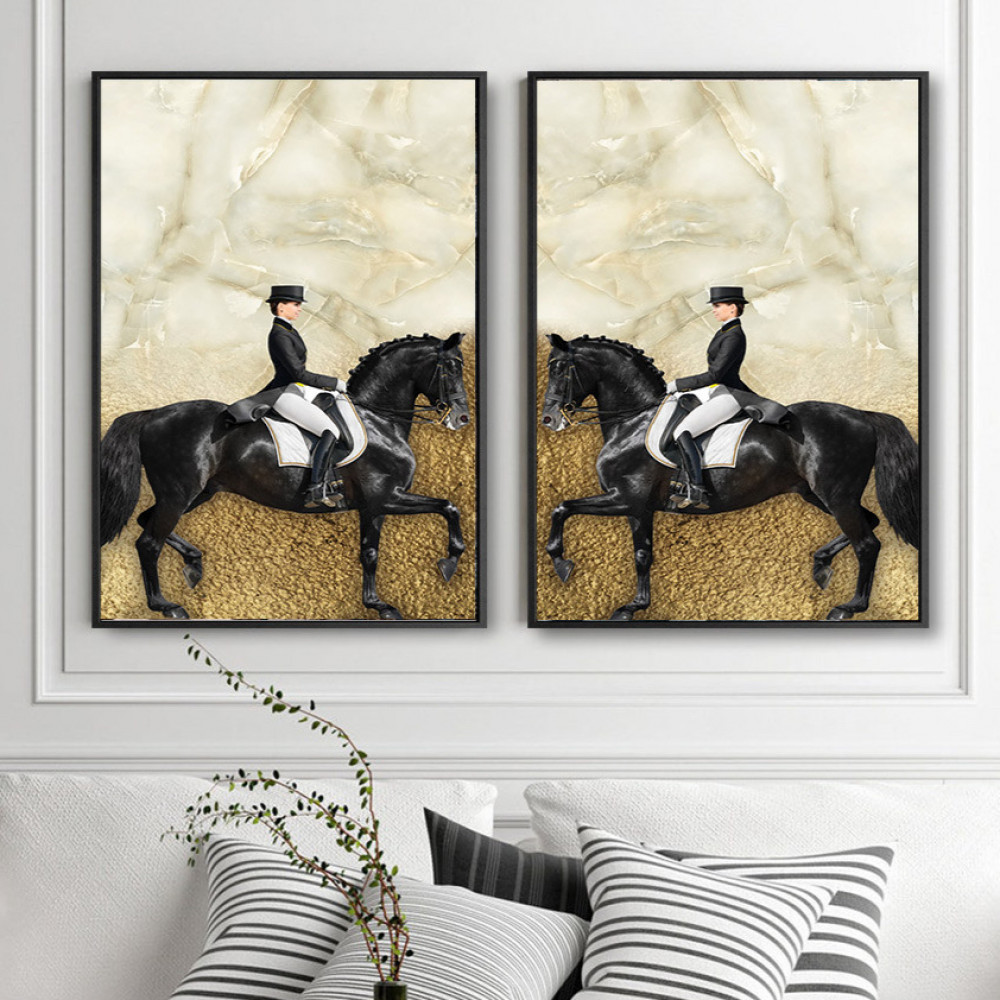 طقم مكون من عدد لوحتين مودرن