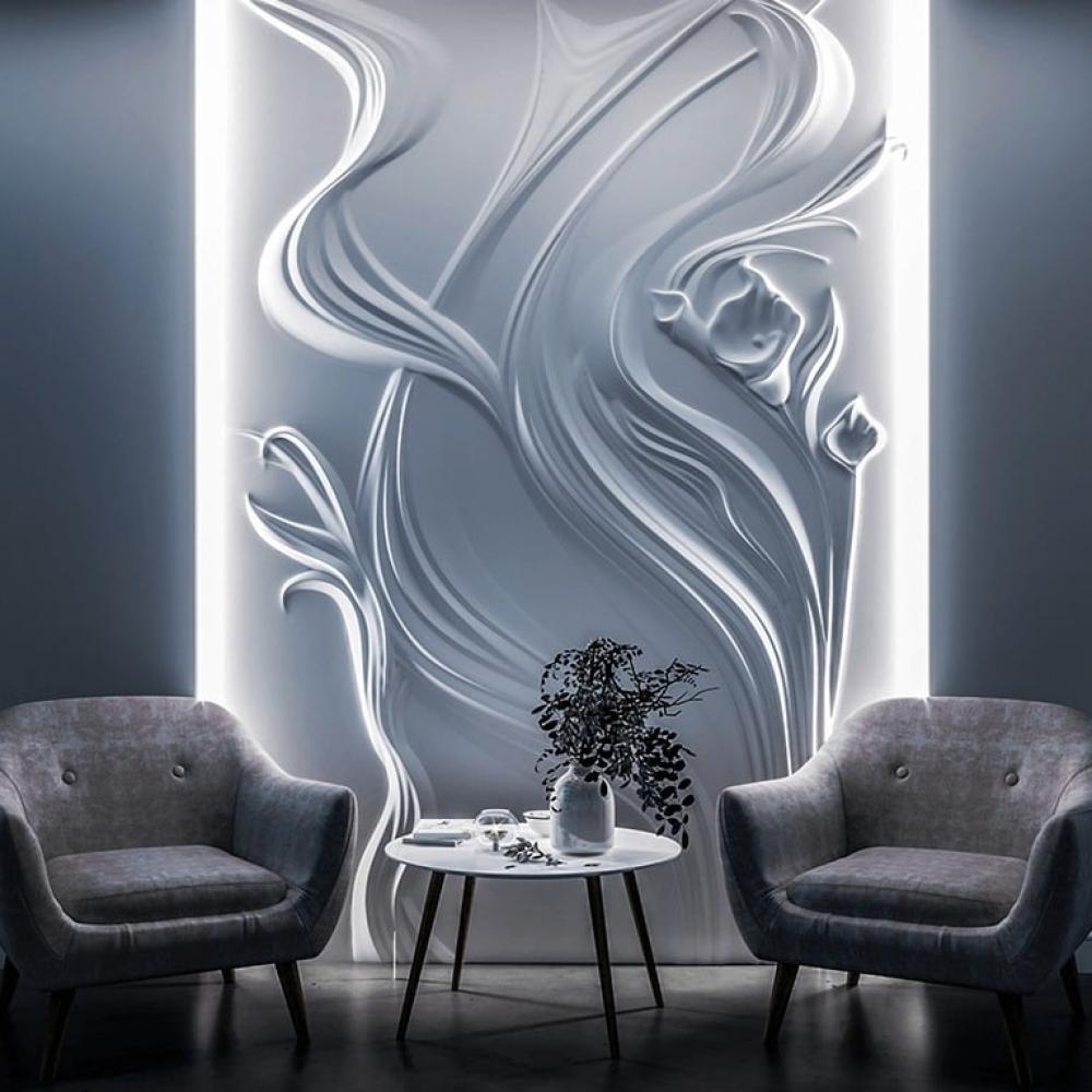 ديكور حائط بارز 3D بتصميم مودرن