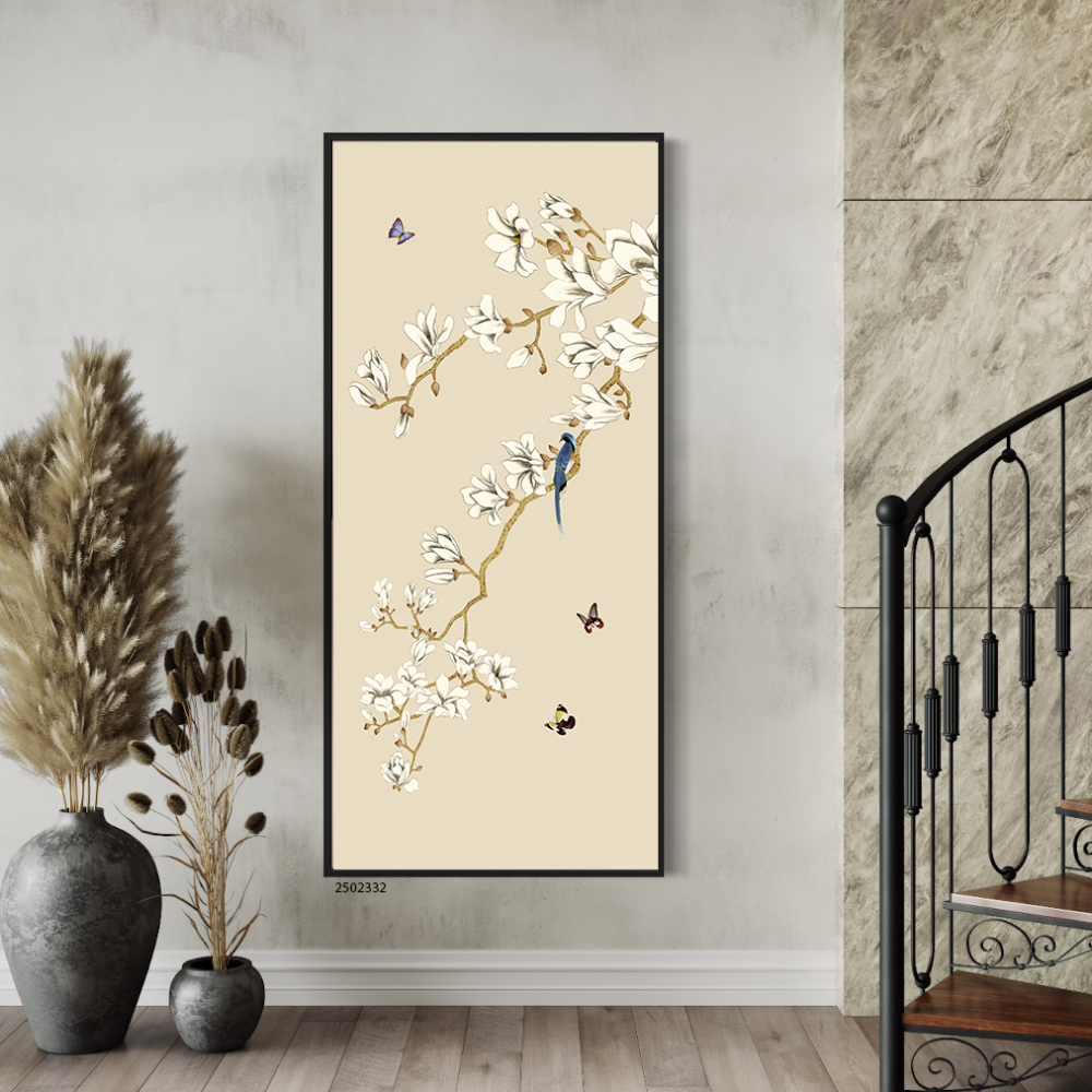 لوحة طيور فنية قماش كانفس