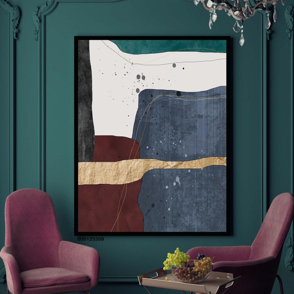 لوحة جدارية فنية مودرن ،  قماش كانفس