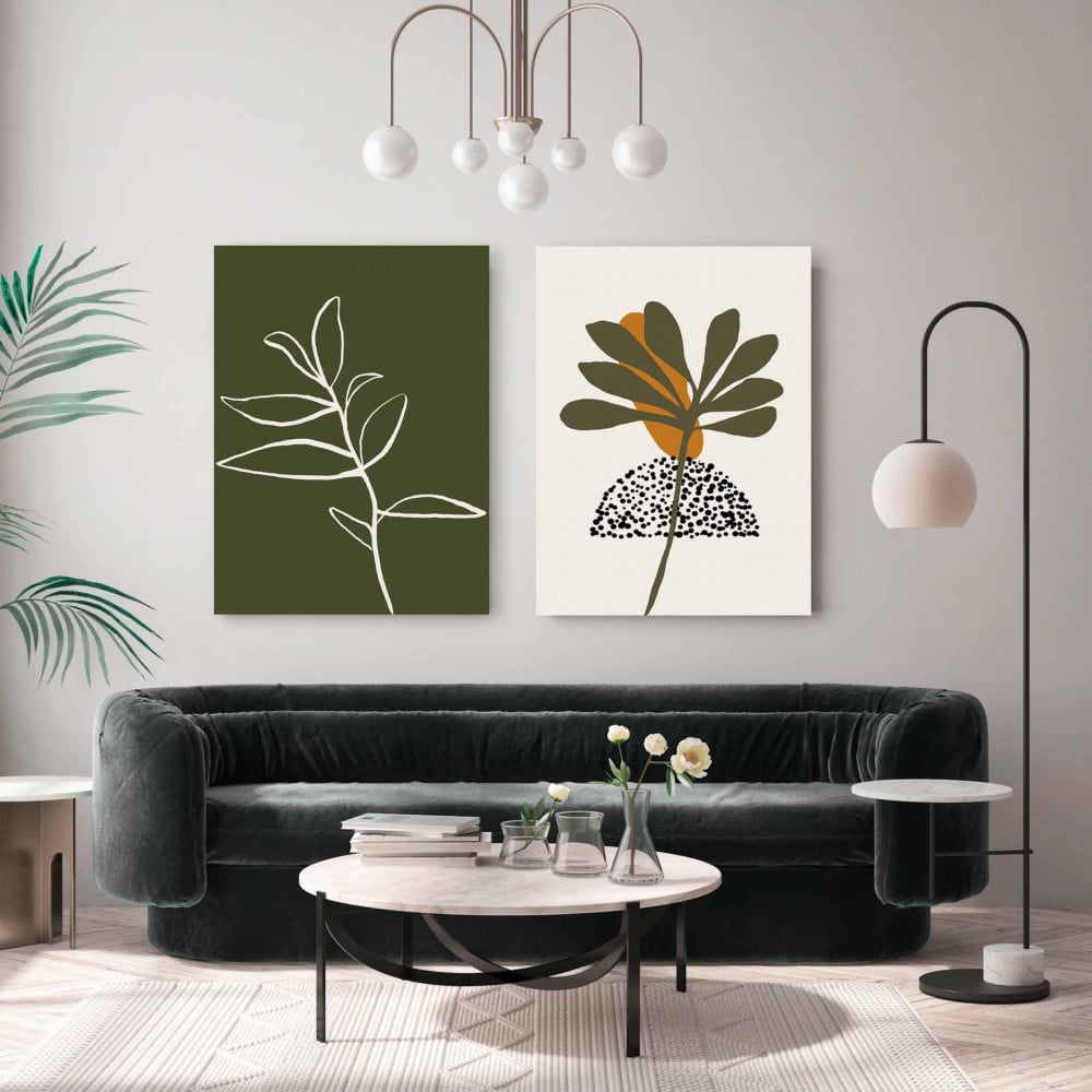 طقم مكون من عدد لوحتين مودرن