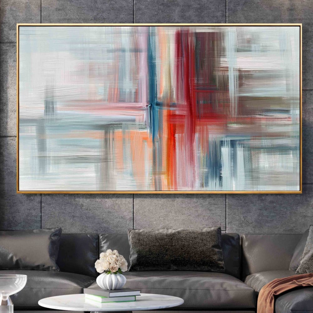 لوحه فنية تجريدي مميزة بدرجات الوان متعددة واسعار منافسة - افكار مودرن