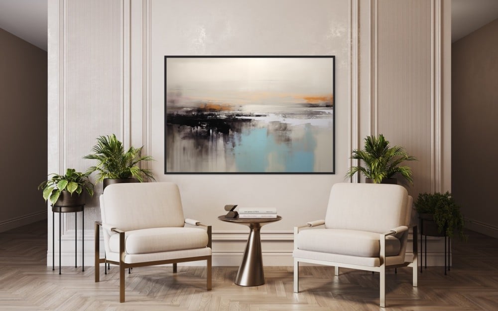 لوحة كانفس فن تجريدي