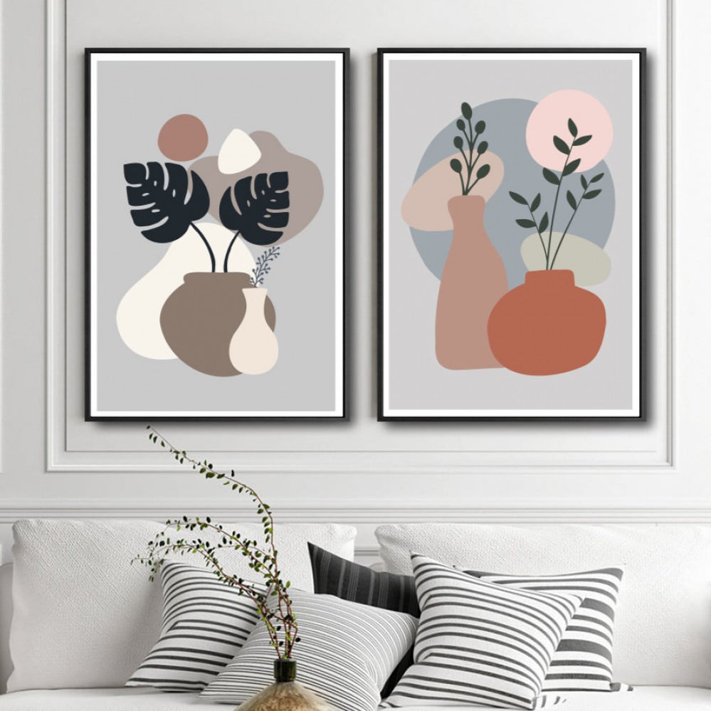 طقم مكون من عدد لوحتين مودرن