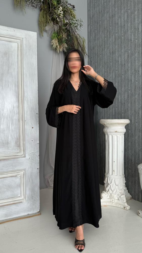 عباية صيفية من قماش كوبرا – نص كلوش بتصميم أنيق