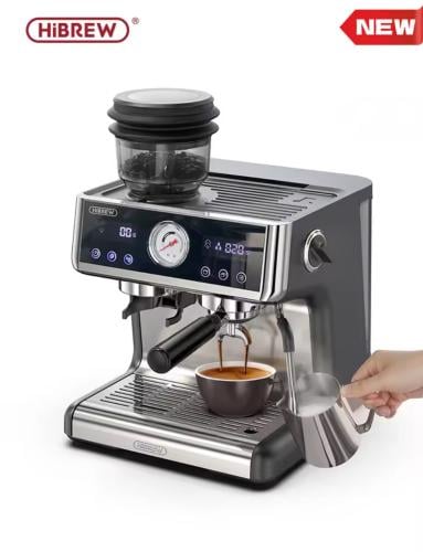 نظام غلاية مزدوجة HiBREW Barista Pro 20Bar Bean إل...