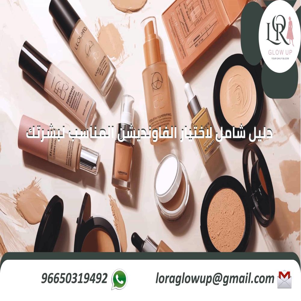 دليل شامل لاختيار الفاونديشن المناسب لبشرتك