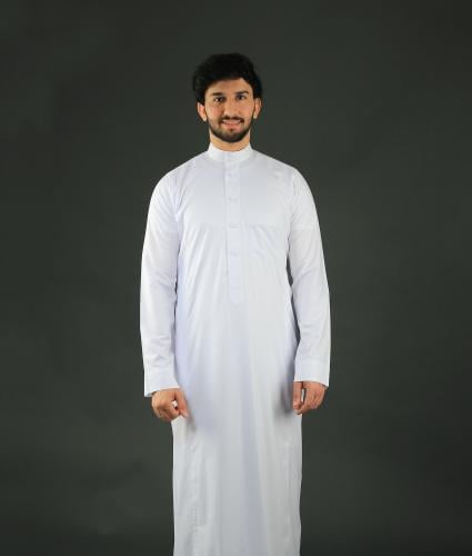 ثوب كلاسيك أبيض