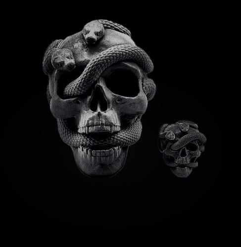 شمعتين | Snake skull