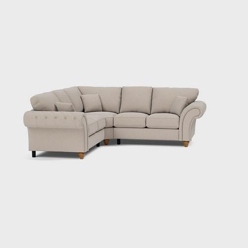 كنبة زاوية 250×250×85×85 سم - بيج