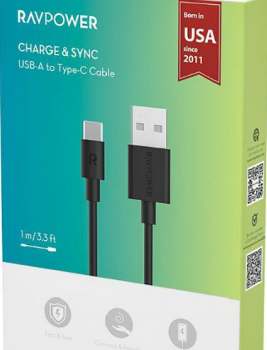 كيبلUSB الى تايب سي شركة RAVPOWER