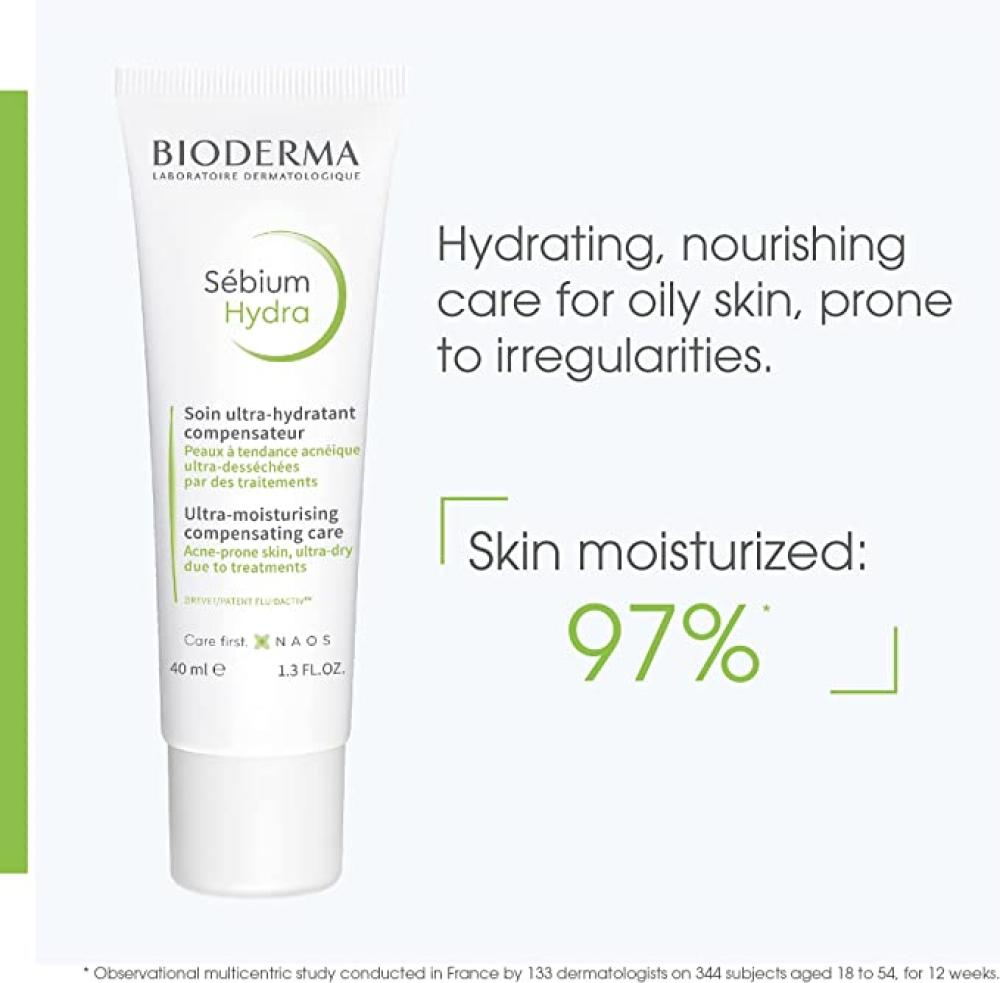 بيوديرما كريم مرطب للوجه للبشرة الدهنية والمختلطة 40 مل