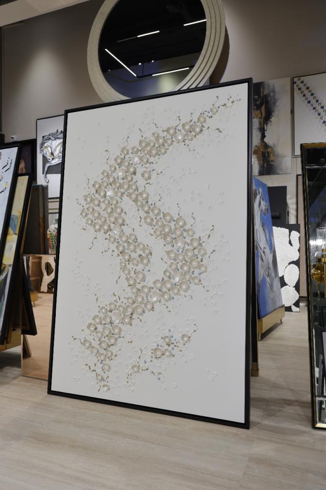 لوحه جبسيه بتصميم تشكيلي مميز