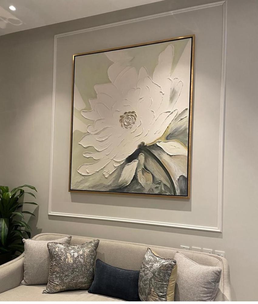 لوحه جبسيه بتصميم تشكيلي مميز