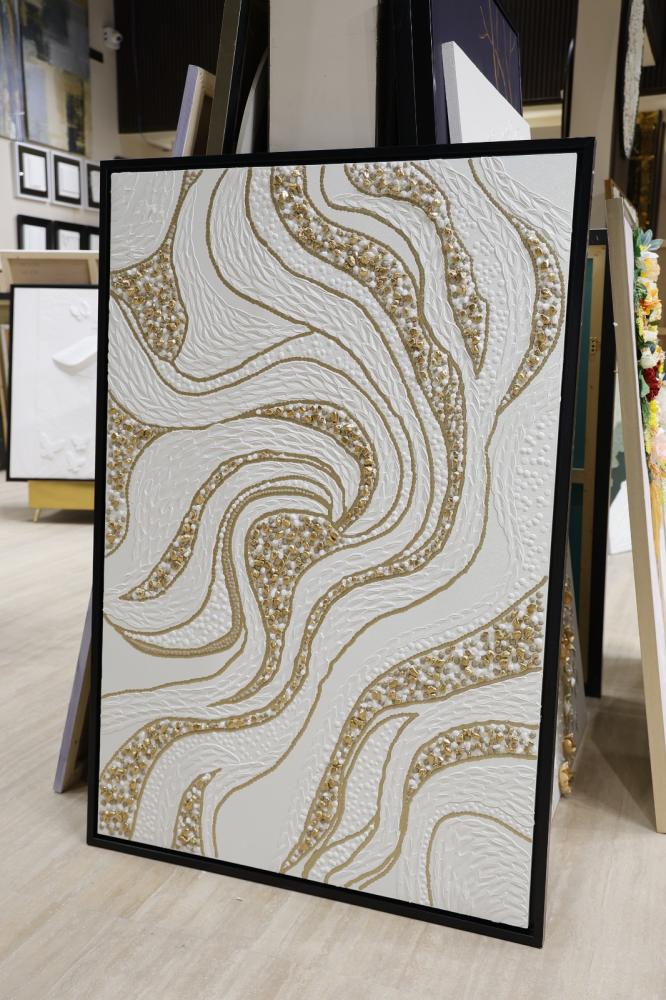 لوحه جبسيه بتصميم تشكيلي مميز