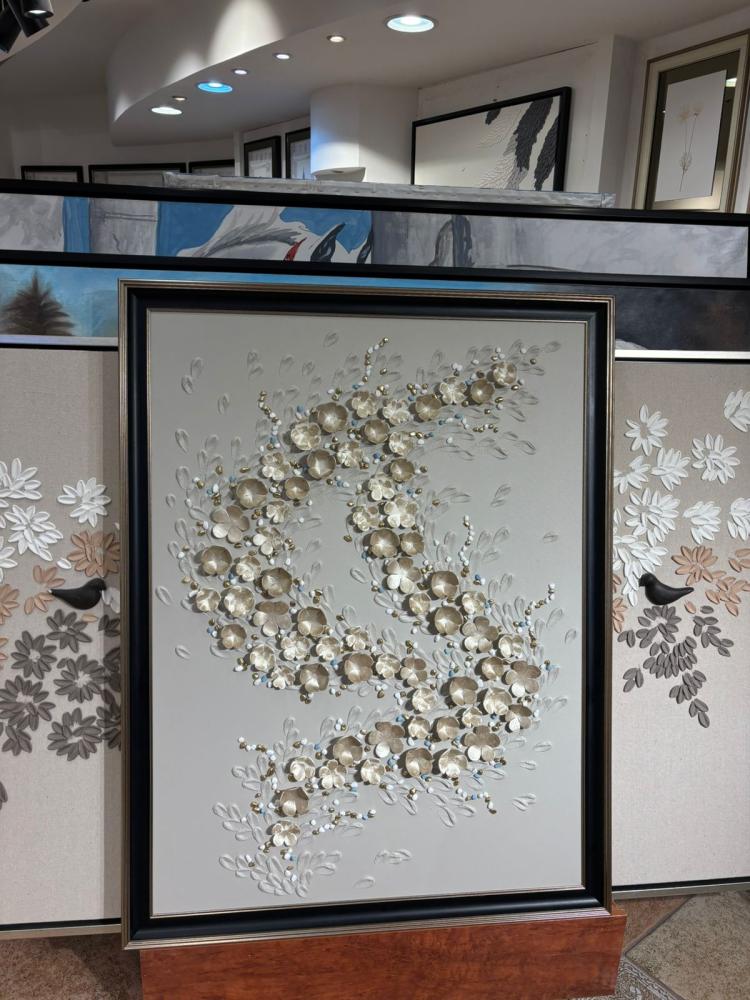 لوحه جبسيه بتصميم تشكيلي مميز