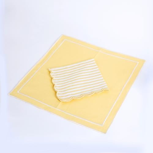 Sun yellow linen set