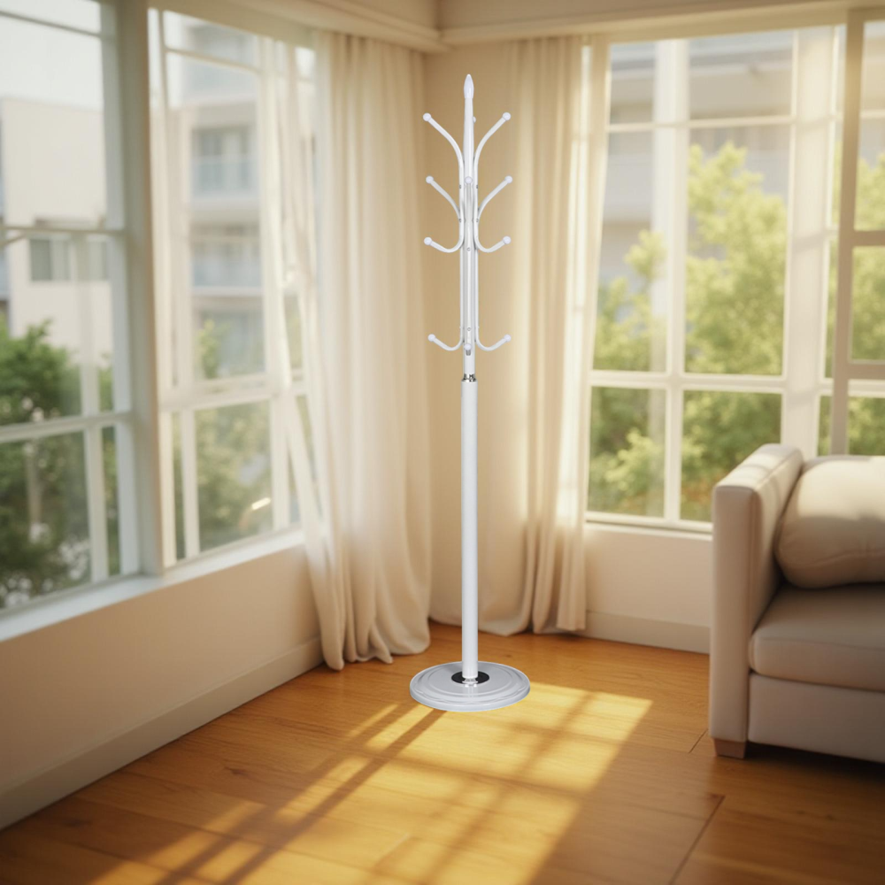 علاق ملابس مودرن لون أبيض