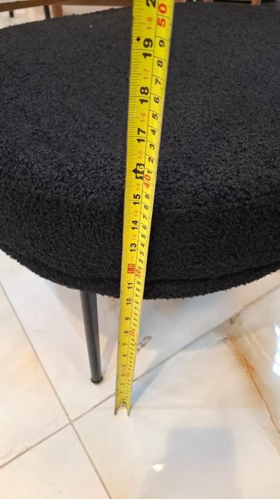 كرسي بوكليه تصميم فاخر لون أسود